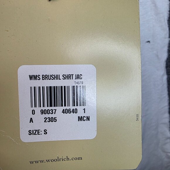 Woolrich Womens Insulated Quilted Shirt Jacket S Water Resistant Beige New Tags - Picture 6 of 14